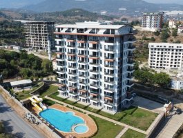 Квартира 1+1 с видом на море в открытом для ВНЖ районе Демирташ