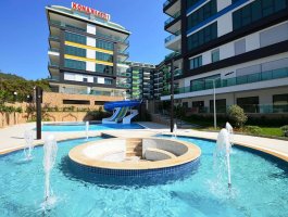 Квартира 1+1 в современном ЖК класса Люкс, всего в 300 м от моря. Район Каргыджак