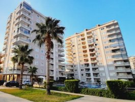 Квартира 2+1 на первой береговой с видом на море. Район Махмутлар