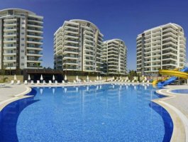 Квартира 1+1 в современном ЖК с отельной инфраструктурой. Район Авсаллар