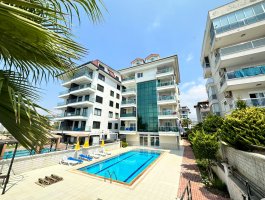 Дуплекс 3+1 с панорамным видом на море, в ЖК на первой береговой. Район Кестель