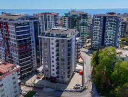 Новая картира 1+1 в современном ЖК в 650м от моря. Махмутлар