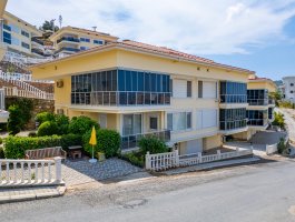 Квартира 2+1 с панорамным видом на море и горы в Каргыджаке