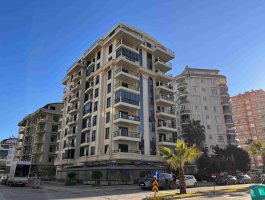 Квартира 1+1 с видом на море и горы в современном ЖК с инфраструктурой. Район Махмутлар